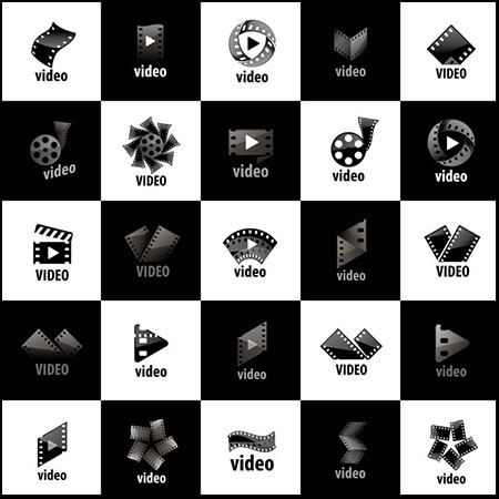 24款影视视频LOGO16设计网矢量标志精选