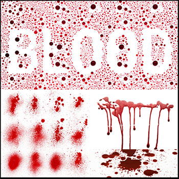 10P血点染血的纸巾喷溅的血迹J