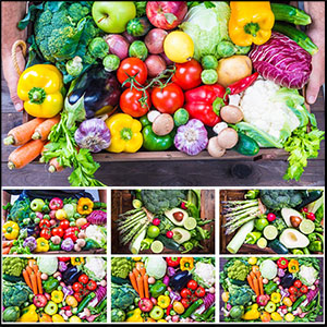 15款新鲜蔬菜摆拍JPG高清大图