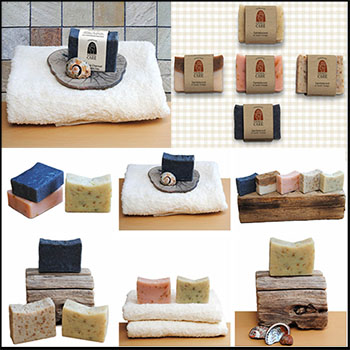 13款手工皂包装和手工皂PNG免抠图样机模型