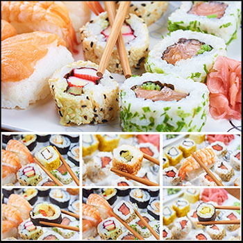 美味的日本寿司美食JPG高清图片