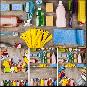 15款清洁用品清洁工具JPG高清图片