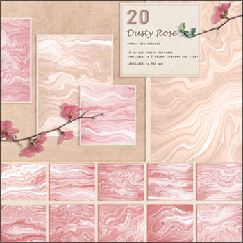 20款粉红色大理石纹理JPG高清背景素材