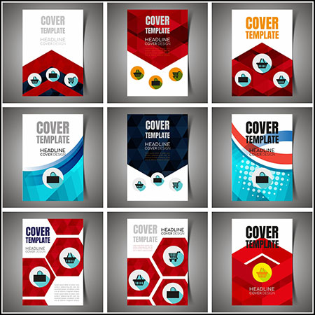 27款企业传单企业宣传册封面16设计