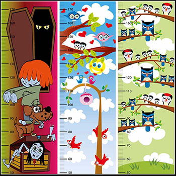 20款可爱卡通儿童身高墙贴16设计网矢量素材精选