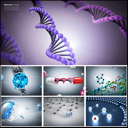 医药医学基因DNA生物技术宣传PSD海