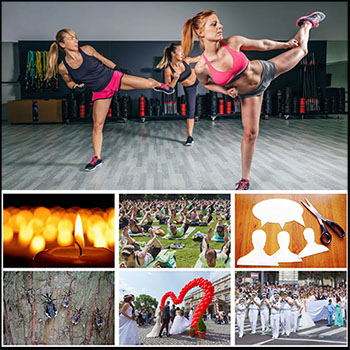 25款企业团队人群业务健身锻炼采茶JPG高清图片