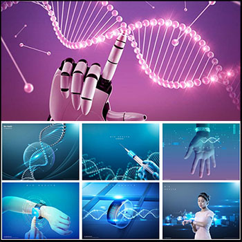 20款生物医学科技DNA基因细胞高科