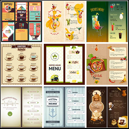25套快餐店菜单和咖啡图标素材中国矢量素材精选