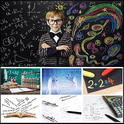 数学教育学生科学公式黑板板书JPG高清图片