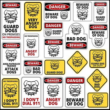 15套黄色警告注意化学危险警告易图库矢量素材精选