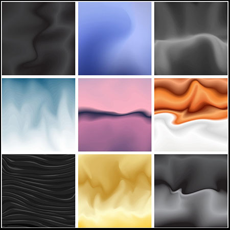 抽象多色波纹动态16设计网矢量背景精选