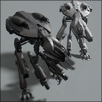 外星机甲战士3D模型16设计网精选