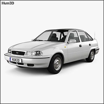 大宇LeMans (Nexia, Cielo, Racer) 轿车1996 3D模型16设计网精选