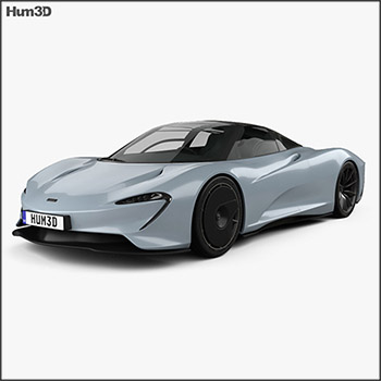 迈凯伦McLaren Speedtail 2019 3D模型16设计网精选