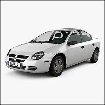 道奇Dodge Neon 2005 汽车3D模型16设计网精选