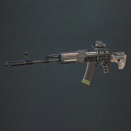 AK74自动步枪3D模型16设计网精选