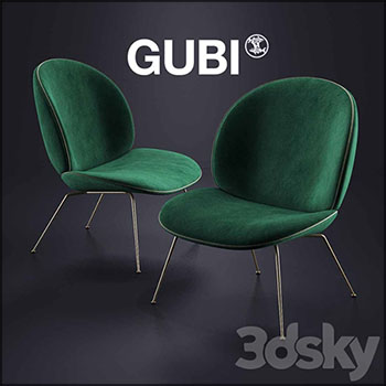GUBI椅子餐椅3D模型