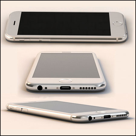 Apple Iphone 6苹果手机3D模型16图库网精选