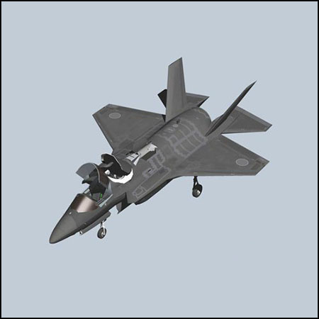 F-35B Lockheed Martin主力战机3D模型16设计网精选