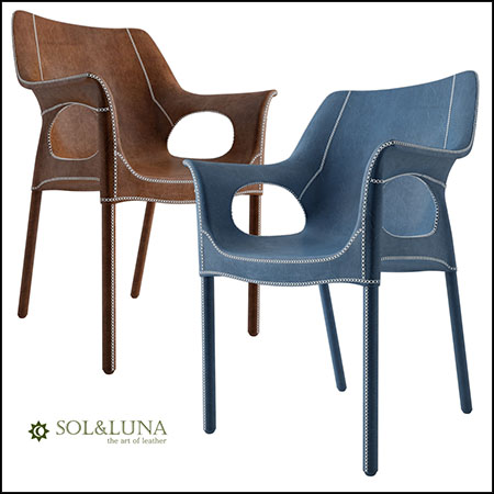 Sol & Luna Capiata 扶手椅3D模型16设计网精选
