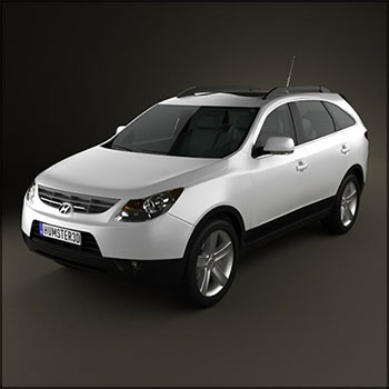 现代汽车Hyundai ix55 Veracruz 2011 3D模型素材天下精选