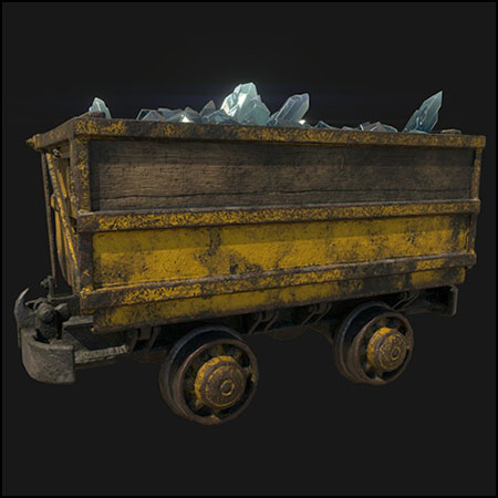 Mine Cart矿车3D模型