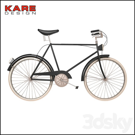 Kare Design 城市自行车3D模型素材天下精选