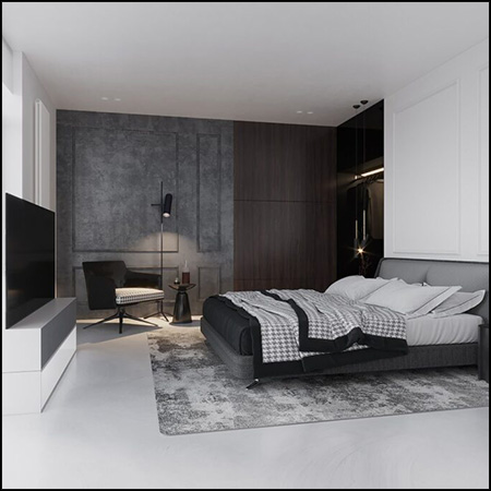 卧室场景3D模型16设计网精选By Yong Guang Ruan
