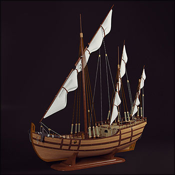 帆船3D模型16图库网精选