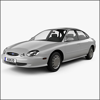 福特汽车Taurus 1996 3D模型16图库网精选