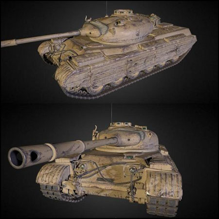 Progetto M35 mod 46坦克3D模型16