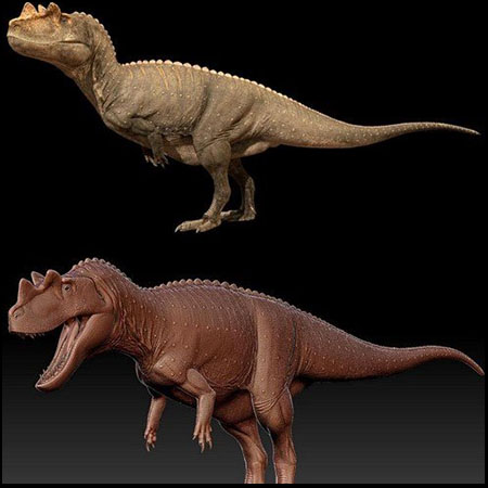 2款恐龙角龙3D模型素材天下精选
