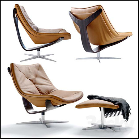 办公座椅3D模型16设计网精选