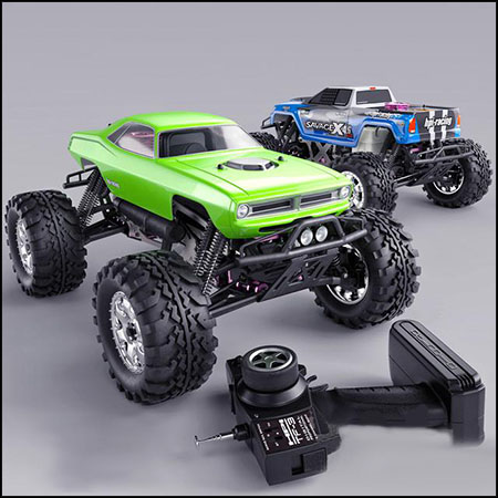 遥控玩具汽车3D模型