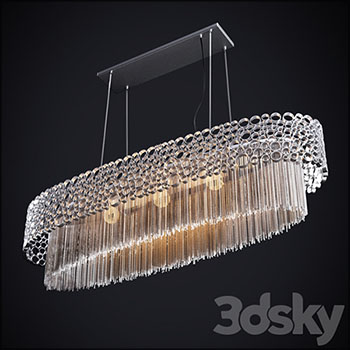 水晶吊灯3D模型16素材网精选