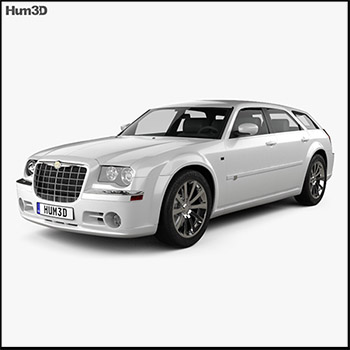 克莱斯勒Chrysler 300C wagon 2009 3D模型16设计网精选