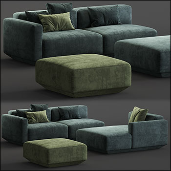Develius组合沙发3D模型16图库网精