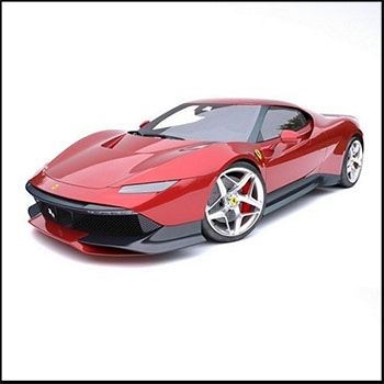 法拉利SP38 Deborah 汽车3D模型16素材网精选