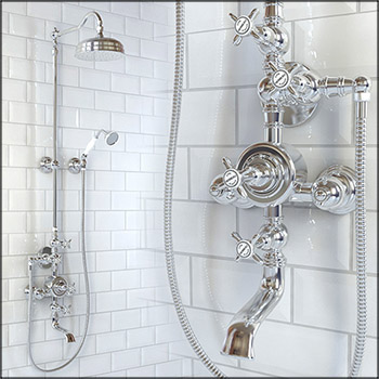 皇室系列洗浴淋浴花洒套件3D模型16设计网精选