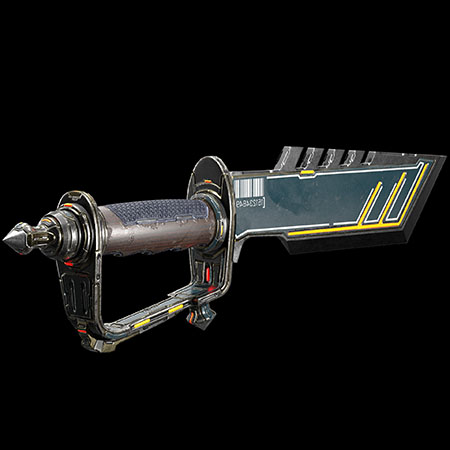 科幻游戏中的匕首3D模型