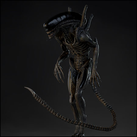 外星异形生物3D模型16图库网精选