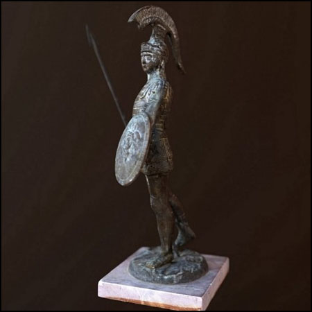 古罗马阿基里斯战士人物雕像3d模型