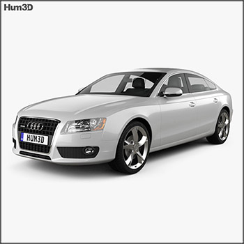 奥迪Audi A5 Sportback 2010 3D模型16设计网精选