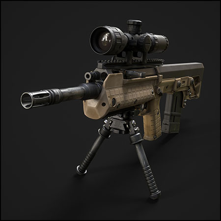 KelTec RFB步枪3D模型16图库网精选