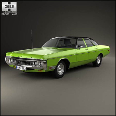 道奇Dodge Polara Hardtop Coupe 1970 3D汽车模型