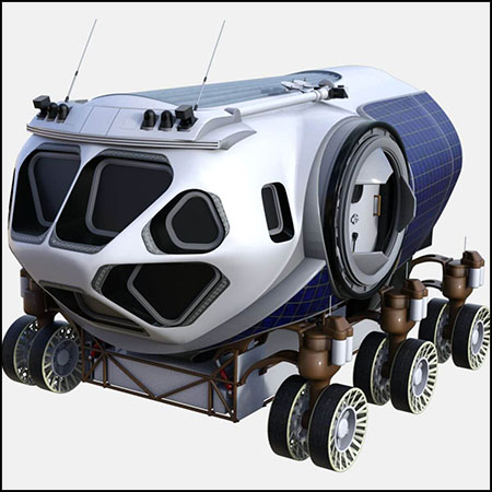 NASA 太空探索车概念 3D 模型