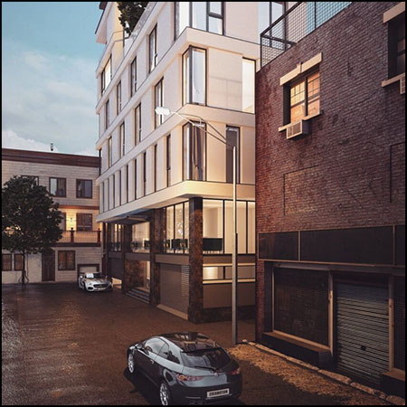 欧式建筑室外场景3D模型16设计网精选By VuChanhTrung