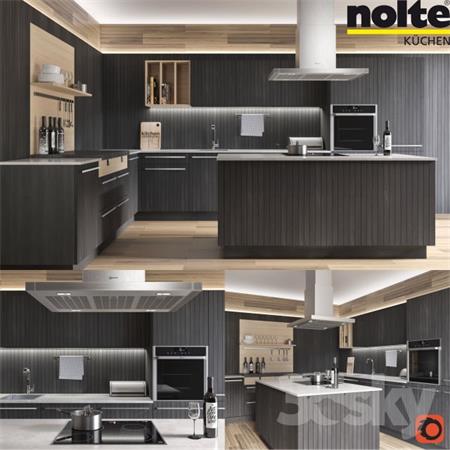 时尚洋气的厨房橱柜3D模型16设计网