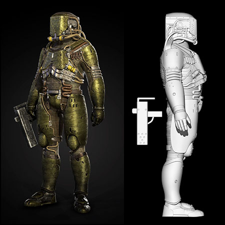 Colonial Security -游戏角色3D模型素材天下精选